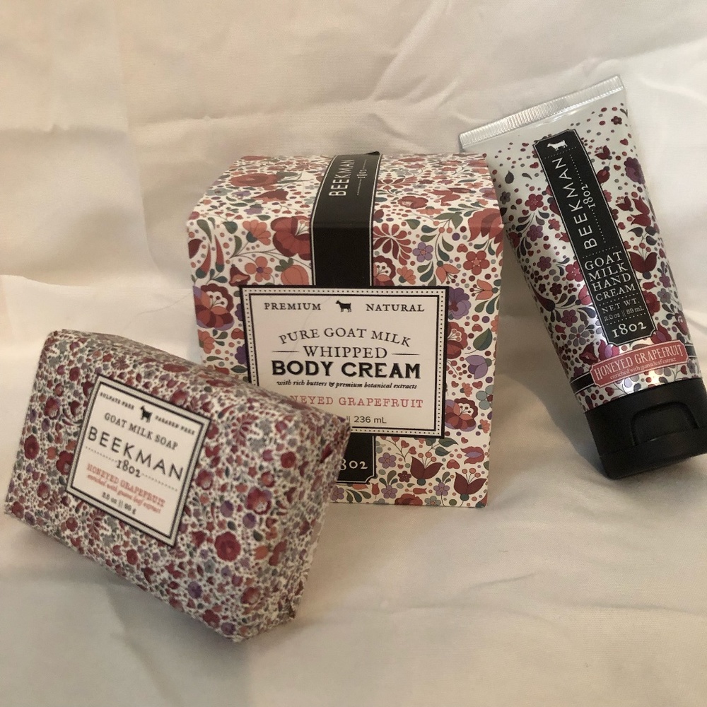 Beekman 1802 Honeyed Grapefruit Skincare Set